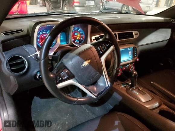 2013 Chevrolet Camaro LT with VIN 2G1FB1E35D9116666, listed as a Copart auction lot 53455895 with 94,166 mi miles and Salvage title. Bid and sale history available at DreamBid. Image 8.