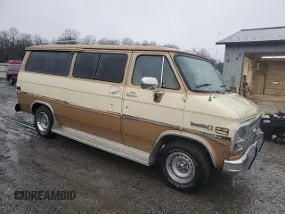 1981 Chevrolet Chevy Van z VIN 1G8EG25L4B7106150, wystawiony jako Copart lot #84432694 z przebiegiem 77 928 mil mil oraz Czysty tytuł • Clean title. Historia ofert i sprzedaży dostępna na DreamBid. Obrazek 4.