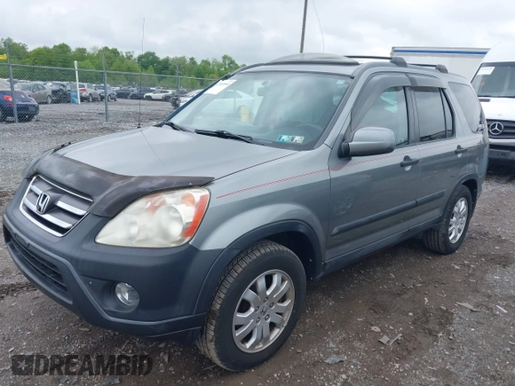 2005 Honda CR-V EX with VIN SHSRD78845U332443, listed as a IAAI auction lot 42161060 with 72,444 mi miles and . Bid and sale history available at carsss.com. Image 2.