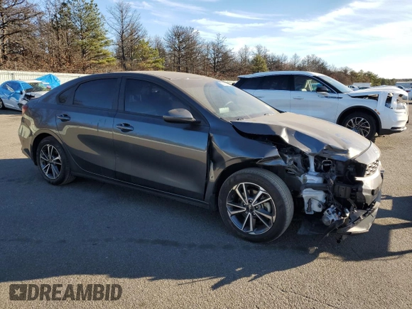 2022 Kia Forte LXS with VIN 3KPF24AD1NE496289, listed as a Copart auction lot 52029665 with 23,604 mi miles and Non Repairable. Bid and sale history available at DreamBid. Image 4.
