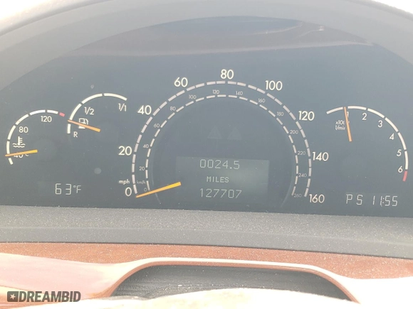2006 Mercedes-Benz S-Class 3.7L with VIN WDBNF67J36A469946, listed as a Copart auction lot 47542665 with 127,707 mi miles and Clean Title. Bid and sale history available at carsss.com. Image 9.