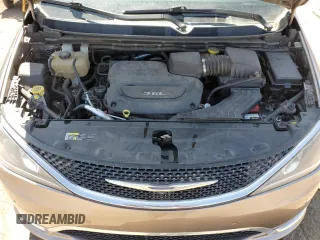2017 Chrysler Pacifica Limited with VIN 2C4RC1GG2HR727536, listed as a Copart auction lot 51198855 with 108,494 mi miles and Salvage Title. Bid and sale history available at DreamBid. Image 12.
