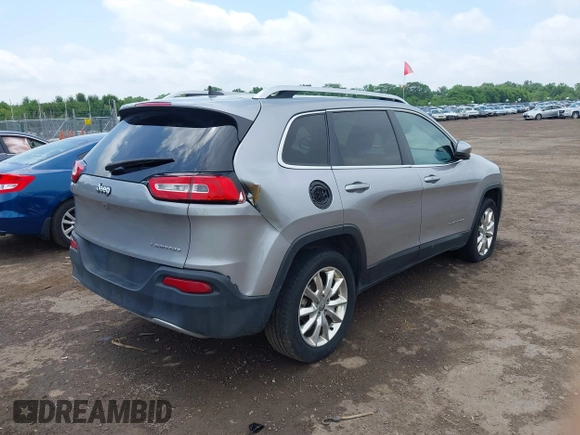 2016 Jeep Cherokee Limited with VIN 1C4PJLDB7GW164619, listed as a IAAI auction lot 42534654 with 252,788 mi miles and . Bid and sale history available at DreamBid. Image 4.