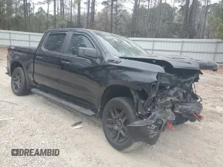 2024 Chevrolet Silverado 1500 Custom Trail Boss with VIN 3GCUDCED0RG145065, listed as a Copart auction lot 49110485 with 18,265 mi miles and Salvage Title. Bid and sale history available at carsss.com. Image 4.