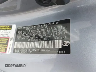 2008 Toyota Solara SE z VIN 4T1FA38P58U156285, wystawiony jako IAAI lot #41553837 z przebiegiem 114 391 mil mil oraz . Historia ofert i sprzedaży dostępna na DreamBid. Obrazek 9.