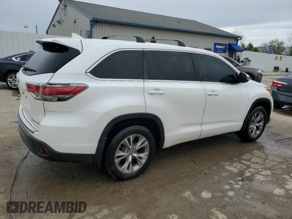 2016 Toyota Highlander LE z VIN 5TDBKRFH1GS277655, wystawiony jako Copart lot #51135055 z przebiegiem 147 261 mil mil oraz Nie do naprawy • Non repairable. Historia ofert i sprzedaży dostępna na DreamBid. Obrazek 3.