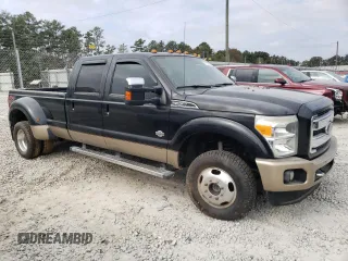 2012 Ford F-350 XL with VIN 1FT8W3DT6CEC61020, listed as a Copart auction lot 77777334 with Not Provided miles and Salvage Title. Bid and sale history available at DreamBid. Image 4.