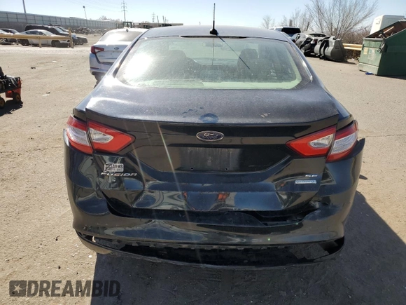 2014 Ford Fusion SE with VIN 3FA6P0HD6ER286303, listed as a Copart auction lot 43558095 with 378,959 mi miles and Salvage Title. Bid and sale history available at DreamBid. Image 6.