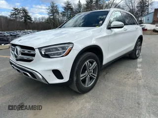 2021 Mercedes-Benz GLC with VIN W1N0G8EBXMF869317, listed as a Copart auction lot 48608325 with 91,569 mi miles and Clean Title. Bid and sale history available at carsss.com. Image 1.