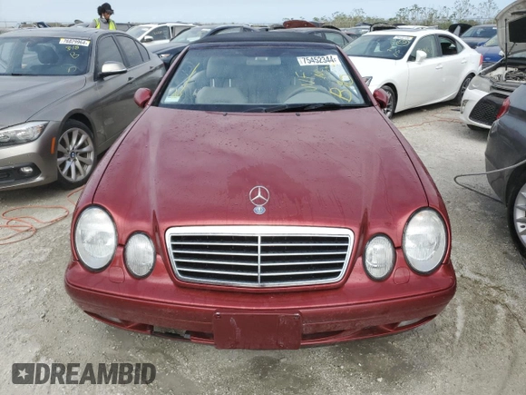 1999 Mercedes-Benz CLK 320/430 z VIN WDBLK65G6XT026223, wystawiony jako Copart lot #75452344 z przebiegiem Nie podano mil oraz Szkoda całkowita • Salvage title. Historia ofert i sprzedaży dostępna na DreamBid. Obrazek 5.
