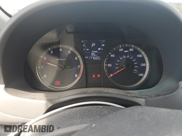 2014 Hyundai Accent GLS with VIN KMHCT4AE9EU736145, listed as a Copart auction lot 54048735 with 177,660 mi miles and Salvage Title. Bid and sale history available at carsss.com. Image 9.