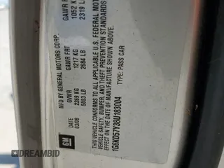 2008 Cadillac DTS 1SA z VIN 1G6KD57Y38U183004, wystawiony jako Copart lot #50410805 z przebiegiem Nie podano mil oraz Szkoda całkowita • Salvage title. Historia ofert i sprzedaży dostępna na DreamBid. Obrazek 14.