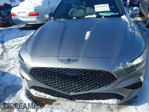 2024 Genesis G70 3.3T Sport Advanced with VIN KMTG54SE7RU136939, listed as a IAAI auction lot 41293218 with 8,160 mi miles. Bid and sale history available at carsss.com. Image 6.