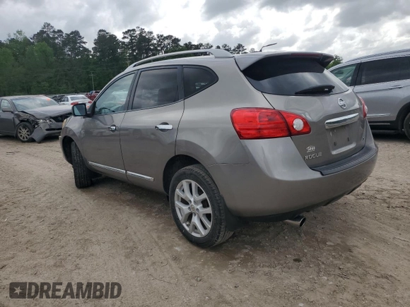 2013 Nissan Rogue SL with VIN JN8AS5MT8DW524410, listed as a Copart auction lot 51700245 with 167,026 mi miles and Salvage Title. Bid and sale history available at DreamBid. Image 2.