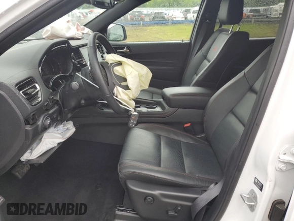 2025 Dodge Durango GT Plus with VIN 1C4RDJDG4SC507736, listed as a Copart auction lot 57764255 with 2,737 mi miles and Salvage title. Bid and sale history available at DreamBid. Image 7.