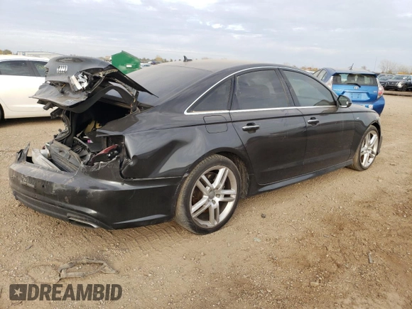 2017 Audi A6 Premium with VIN WAUF8AFC2HN059587, listed as a Copart auction lot 77209814 with 94,537 mi miles and Salvage Title. Bid and sale history available at carsss.com. Image 3.