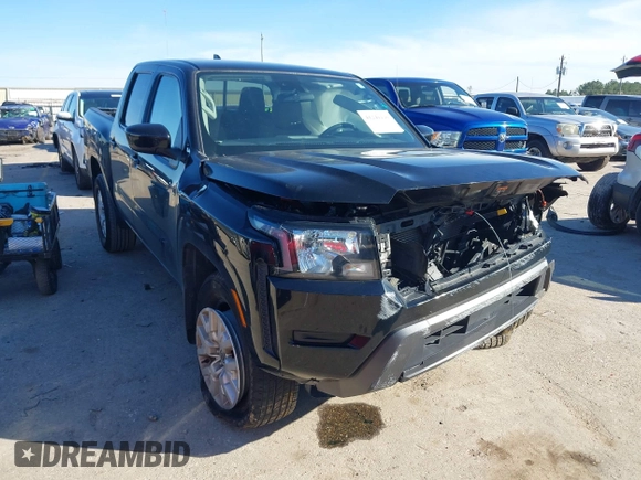 2022 Nissan Frontier S with VIN 1N6ED1EK1NN626559, listed as a IAAI auction lot 41241196 with 36,234 mi miles. Bid and sale history available at carsss.com. Image 1.