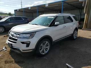 2019 Ford Explorer Limited with VIN 1FM5K8F89KGB48844, listed as a Copart auction lot 61423955 with 161,762 mi miles and Salvage title. Bid and sale history available at DreamBid. Image 1.