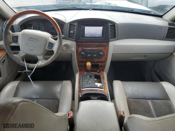2006 Jeep Grand Cherokee Overland with VIN 1J8HR68246C197515, listed as a Copart auction lot 63510324 with 191,233 mi miles and Salvage Title. Bid and sale history available at carsss.com. Image 8.