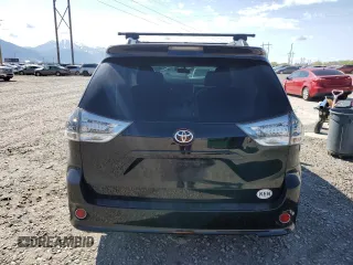 2015 Toyota Sienna SE with VIN 5TDXK3DC1FS655269, listed as a Copart auction lot 53682015 with 100,686 mi miles and Salvage Title. Bid and sale history available at DreamBid. Image 6.