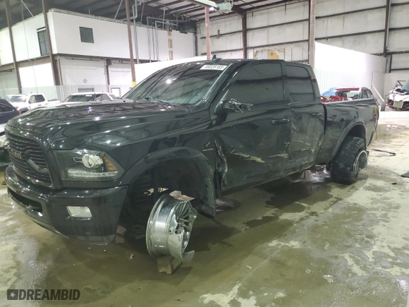 2018 Ram 2500 Laramie with VIN 3C6UR5FL3JG122068, listed as a Copart auction lot 46028185 with 71,614 mi miles and Salvage Title. Bid and sale history available at carsss.com. Image 1.