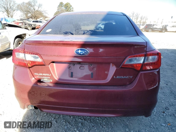 2016 Subaru Legacy 2.5i with VIN 4S3BNBA66G3060530, listed as a Copart auction lot 41986165 with 111,343 mi miles and Salvage Title. Bid and sale history available at carsss.com. Image 6.