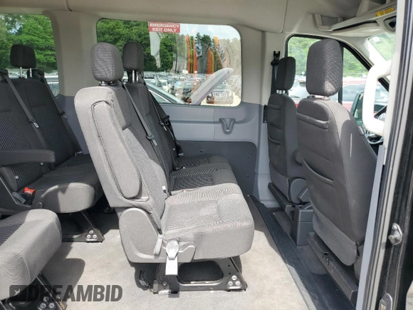 2017 Ford Transit Passenger XL с VIN 1FBAX2CG1HKA46526, выставлен на аукционе Copart как лот 62453115 с пробегом Не указан миль и Списание • Salvage title. История ставок и продаж доступна на DreamBid. Изображение 11.