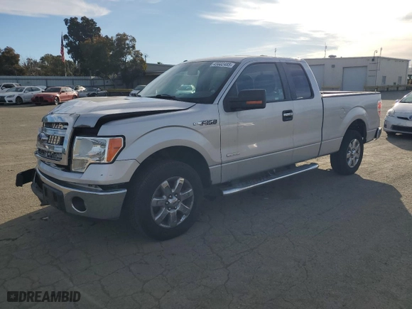 2013 Ford F-150 XL with VIN 1FTFX1CT9DFD04108, listed as a Copart auction lot 45602485 with 153,604 mi miles and Salvage Title. Bid and sale history available at carsss.com. Image 1.
