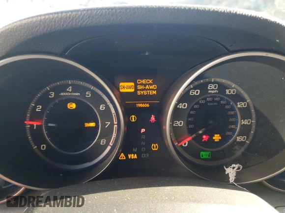2007 Acura MDX with VIN 2HNYD28247H519075, listed as a Copart auction lot 42725515 with 198,606 mi miles and Salvage Title. Bid and sale history available at carsss.com. Image 9.