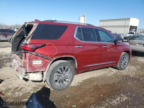 2023 Chevrolet Traverse Premier with VIN 1GNEVKKW2PJ179707, listed as a Copart auction lot 42002515 with 30,484 mi miles and Salvage Title. Bid and sale history available at carsss.com. Image 3.
