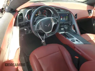 2016 Chevrolet Corvette Z06 3LZ with VIN 1G1YU2D68G5607531, listed as a Copart auction lot 58075825 with 16,283 mi miles and Salvage title. Bid and sale history available at DreamBid. Image 8.