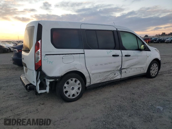 2020 Ford Transit Connect XL with VIN NM0GE9E26L1438015, listed as a Copart auction lot 47575925 with 12,663 mi miles and Salvage title. Bid and sale history available at DreamBid. Image 3.