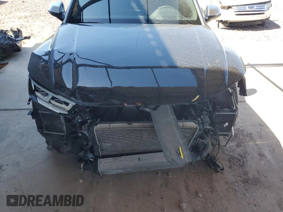 2018 Audi SQ5 Prestige with VIN WA1C4AFY3J2205073, listed as a Copart auction lot 61616254 with 53,052 mi miles and Salvage Title. Bid and sale history available at DreamBid. Image 11.