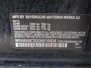 2016 BMW 3 Series 320i z VIN WBA8A9C50GK616434, wystawiony jako IAAI lot #42342037 z przebiegiem 198 579 mil mil oraz . Historia ofert i sprzedaży dostępna na DreamBid. Obrazek 9.