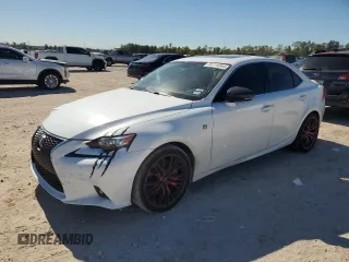 2015 Lexus IS 350 with VIN JTHCE1D21F5009056, listed as a Copart auction lot 80778364 with 81,496 mi miles and Salvage Title. Bid and sale history available at carsss.com. Image 1.