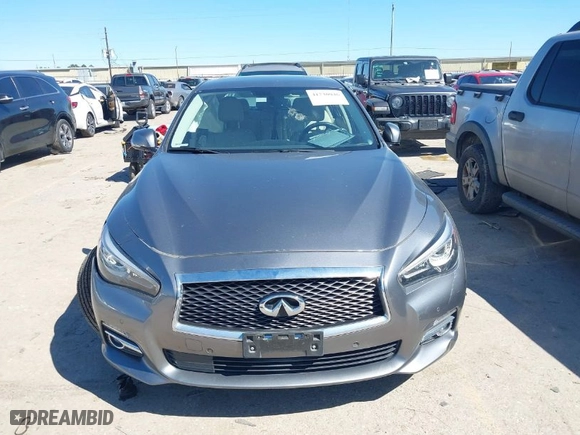 2017 Infiniti Q50 3.0t Premium with VIN JN1EV7ARXHM834958, listed as a IAAI auction lot 41730046 with 50,621 mi miles. Bid and sale history available at carsss.com. Image 12.
