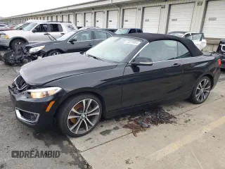 2016 BMW 2 Series 228i xDrive with VIN WBA1L9C55GV325194, listed as a Copart auction lot 72224004 with 134,063 mi miles and Salvage Title. Bid and sale history available at carsss.com. Image 1.