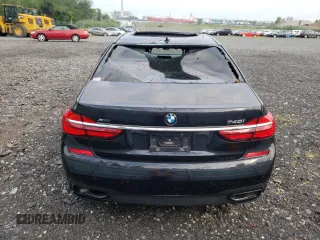 2019 BMW 7 Series 740i xDrive with VIN WBA7E4C51KGV71020, listed as a Copart auction lot 60761103 with 0 mi miles. Bid and sale history available at carsss.com. Image 6.