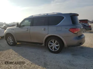 2013 Infiniti QX56 with VIN JN8AZ2NE8D9060432, listed as a Copart auction lot 76488784 with 107,518 mi miles and Non Repairable. Bid and sale history available at carsss.com. Image 2.
