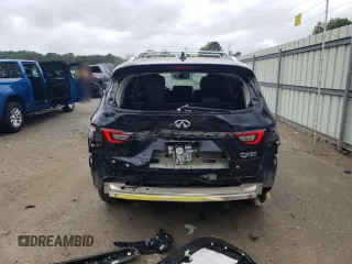 2019 Infiniti QX60 Luxe with VIN 5N1DL0MN4KC560857, listed as a Copart auction lot 52021725 with 104,013 mi miles and Salvage Title. Bid and sale history available at DreamBid. Image 6.