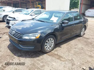 2014 Volkswagen Passat S with VIN 1VWAT7A38EC106972, listed as a IAAI auction lot 42549123 with 166,562 mi miles and . Bid and sale history available at DreamBid. Image 2.