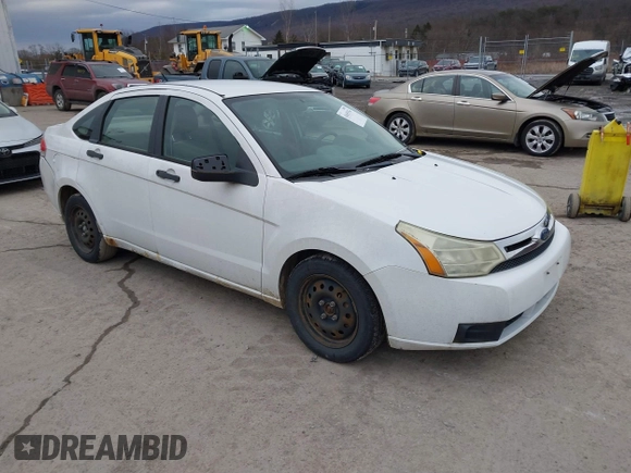 2008 Ford Focus S with VIN 1FAHP34N78W283744, listed as a IAAI auction lot 41655154 with 223,753 mi miles. Bid and sale history available at carsss.com. Image 1.