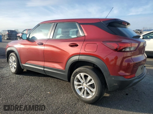 2022 Chevrolet TrailBlazer LS with VIN KL79MNSL5NB035433, listed as a Copart auction lot 82798354 with 40,733 mi miles and Salvage Title. Bid and sale history available at carsss.com. Image 2.