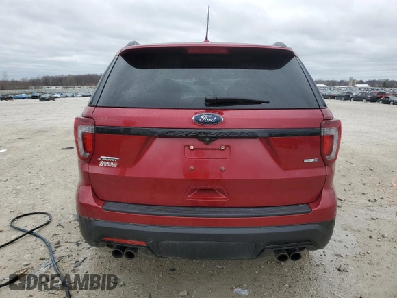2019 Ford Explorer Sport with VIN 1FM5K8GT3KGB20072, listed as a Copart auction lot 50920005 with 37,621 mi miles and Clean Title. Bid and sale history available at carsss.com. Image 6.