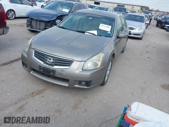 2007 Nissan Maxima 3.5 SE with VIN 1N4BA41E27C851254, listed as a IAAI auction lot 41925206 with 119,629 mi miles. Bid and sale history available at carsss.com. Image 2.