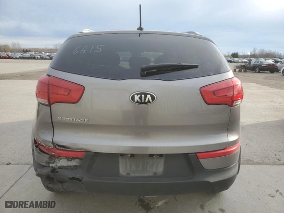 2014 Kia Sportage LX with VIN KNDPB3AC6E7641168, listed as a Copart auction lot 80493234 with 201,508 mi miles and Salvage Title. Bid and sale history available at carsss.com. Image 6.