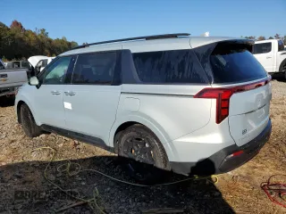 2025 Kia Carnival SX Prestige with VIN KNDNE5K38S6464603, listed as a Copart auction lot 76323724 with 418 mi miles and Salvage Title. Bid and sale history available at carsss.com. Image 2.