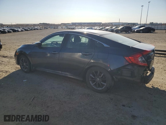 2021 Honda Civic Sedan EX with VIN 2HGFC2F74MH014116, listed as a Copart auction lot 53710705 with 0 mi miles and Salvage Title. Bid and sale history available at carsss.com. Image 2.