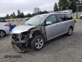 2012 Toyota Sienna LE AAS with VIN 5TDKK3DC4CS259844, listed as a Copart auction lot 51862225 with 170,712 mi miles and Salvage Title. Bid and sale history available at carsss.com. Image 1.