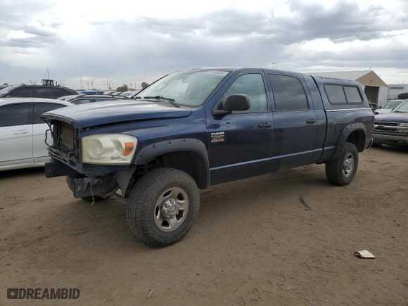 2008 Dodge Ram 2500 SXT with VIN 3D7KS29D08G217498, listed as a Copart auction lot 71494694 with 188,932 mi miles and Salvage Title. Bid and sale history available at carsss.com. Image 1.